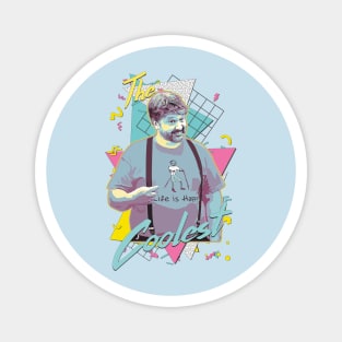 Pondy The Coolest – 90s Memphis Fan Art Magnet